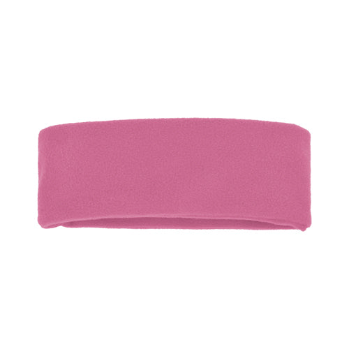 MICROFLEECE DOUBLE-LAYER HEADBAND PINK