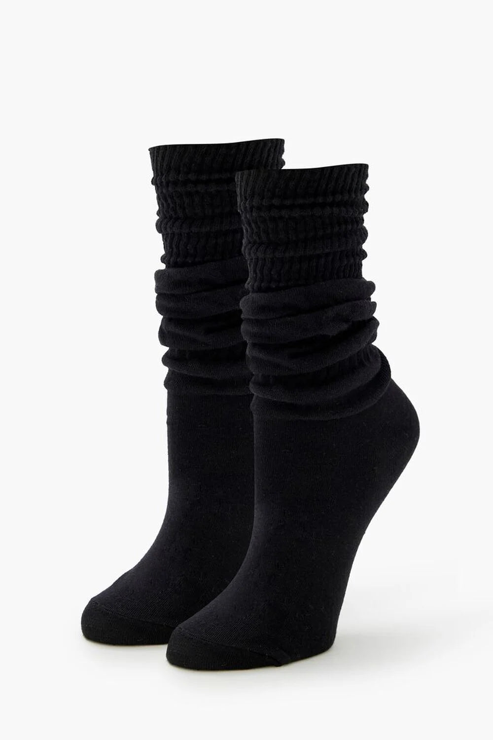 3pk Ladies Slouch Boot Socks Black