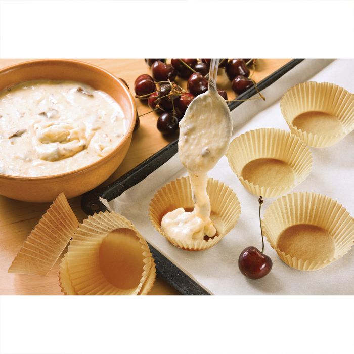 Baking Cup LG Unbleached (48)