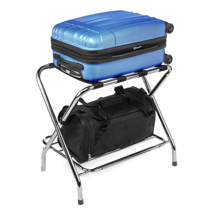 Chrome 2 Shelf Luggage Rack