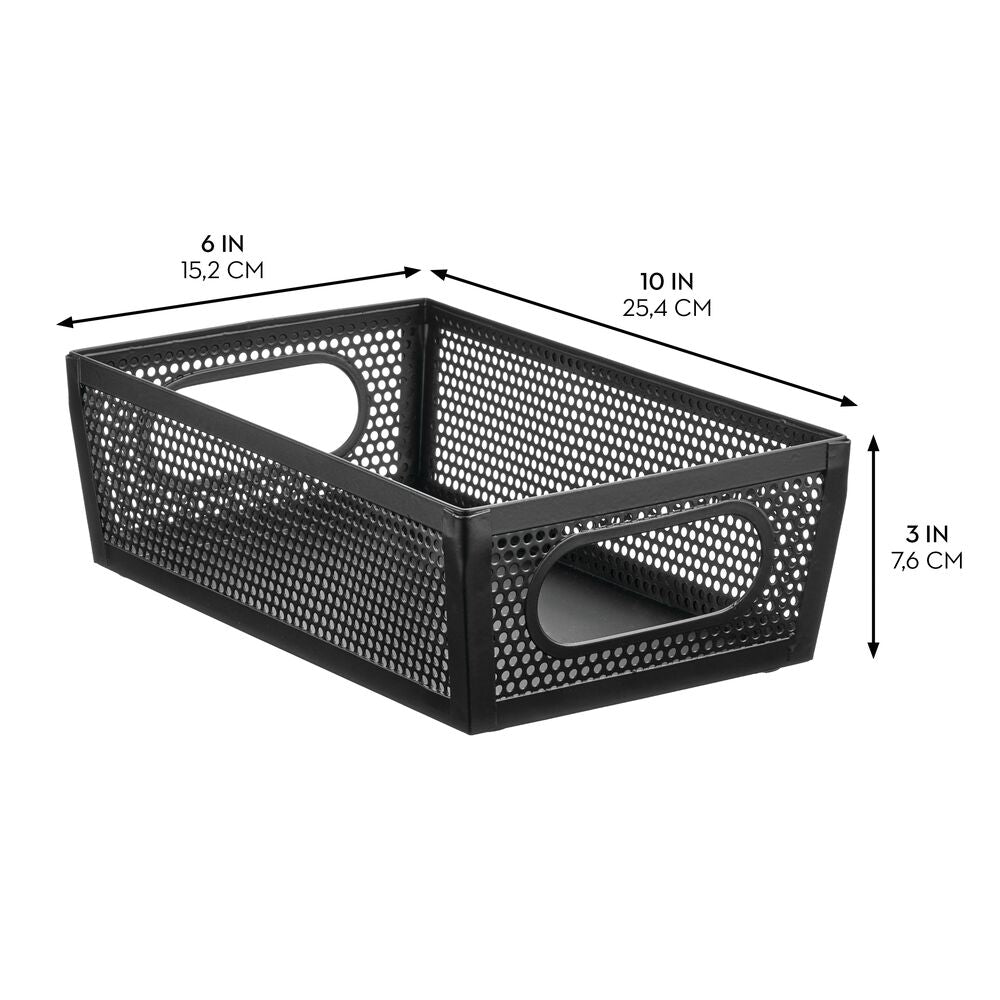 10x6x3 Bin Black