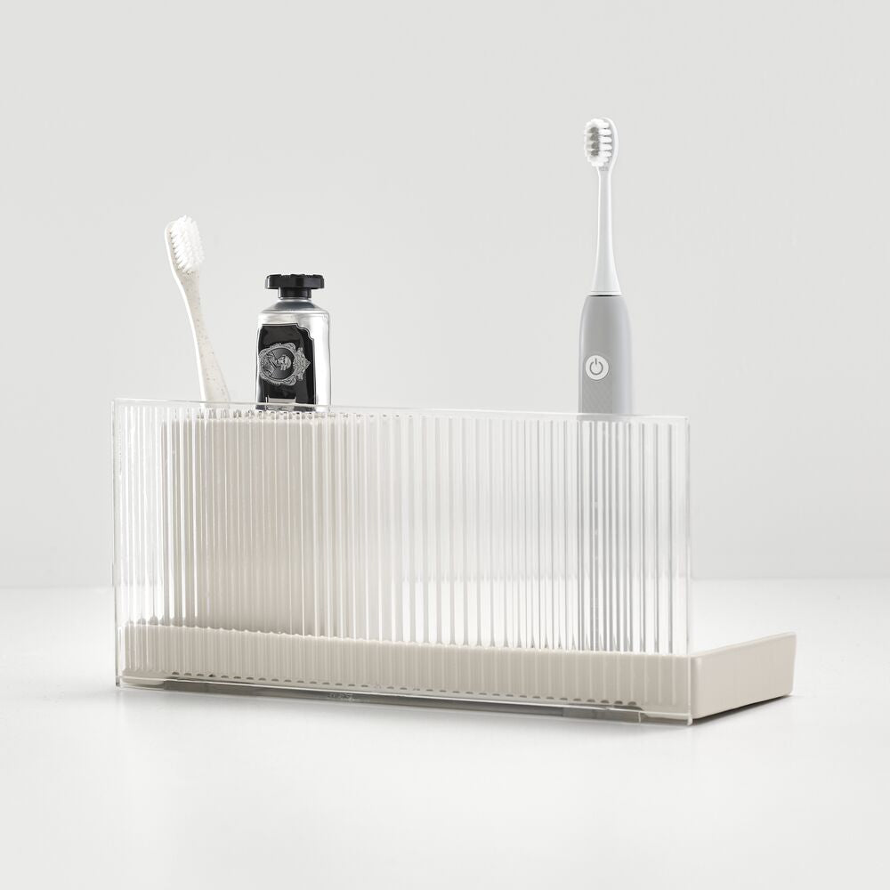 Fluted Shield Toothbrush Tray