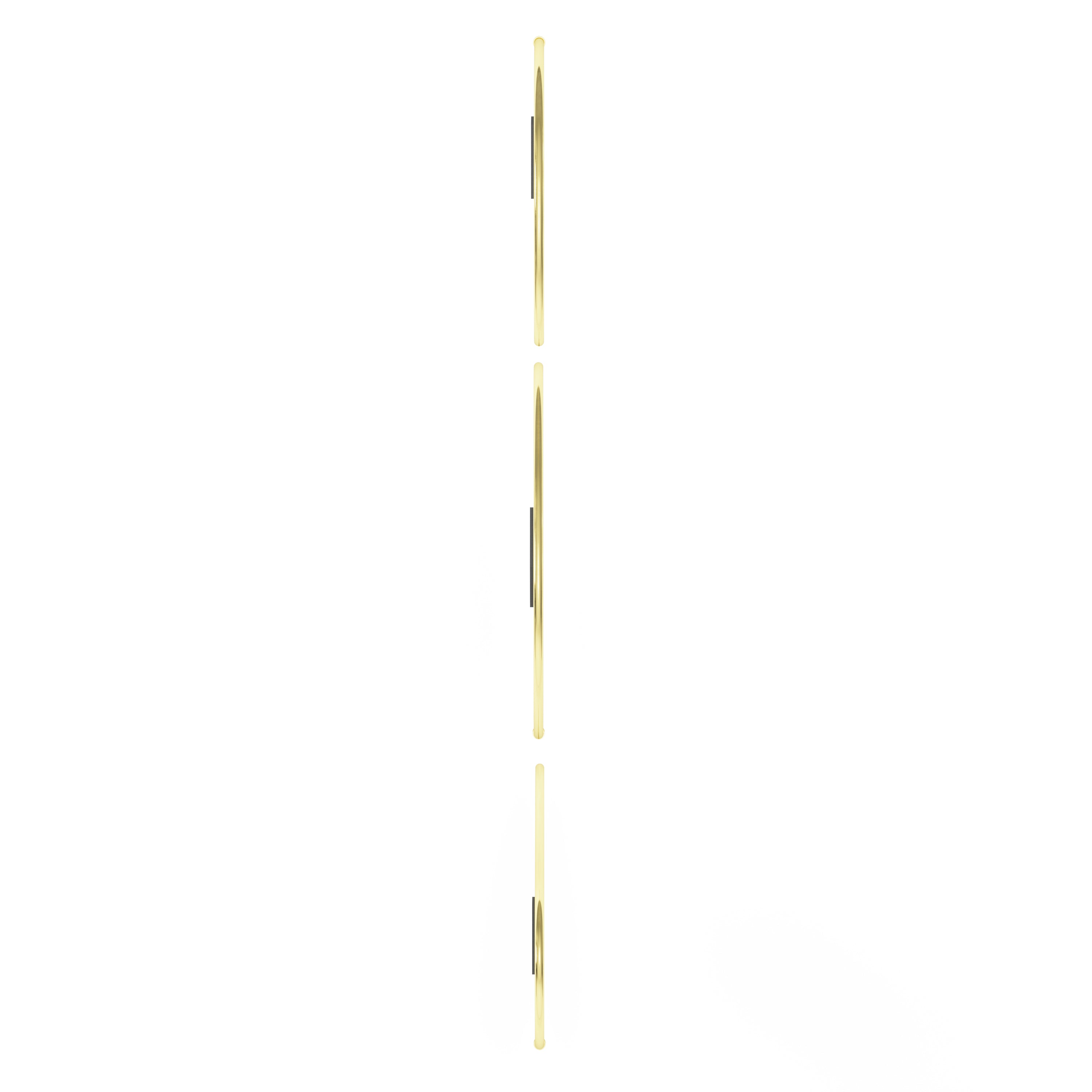 Hubba Pebble , Set of 3 Brass