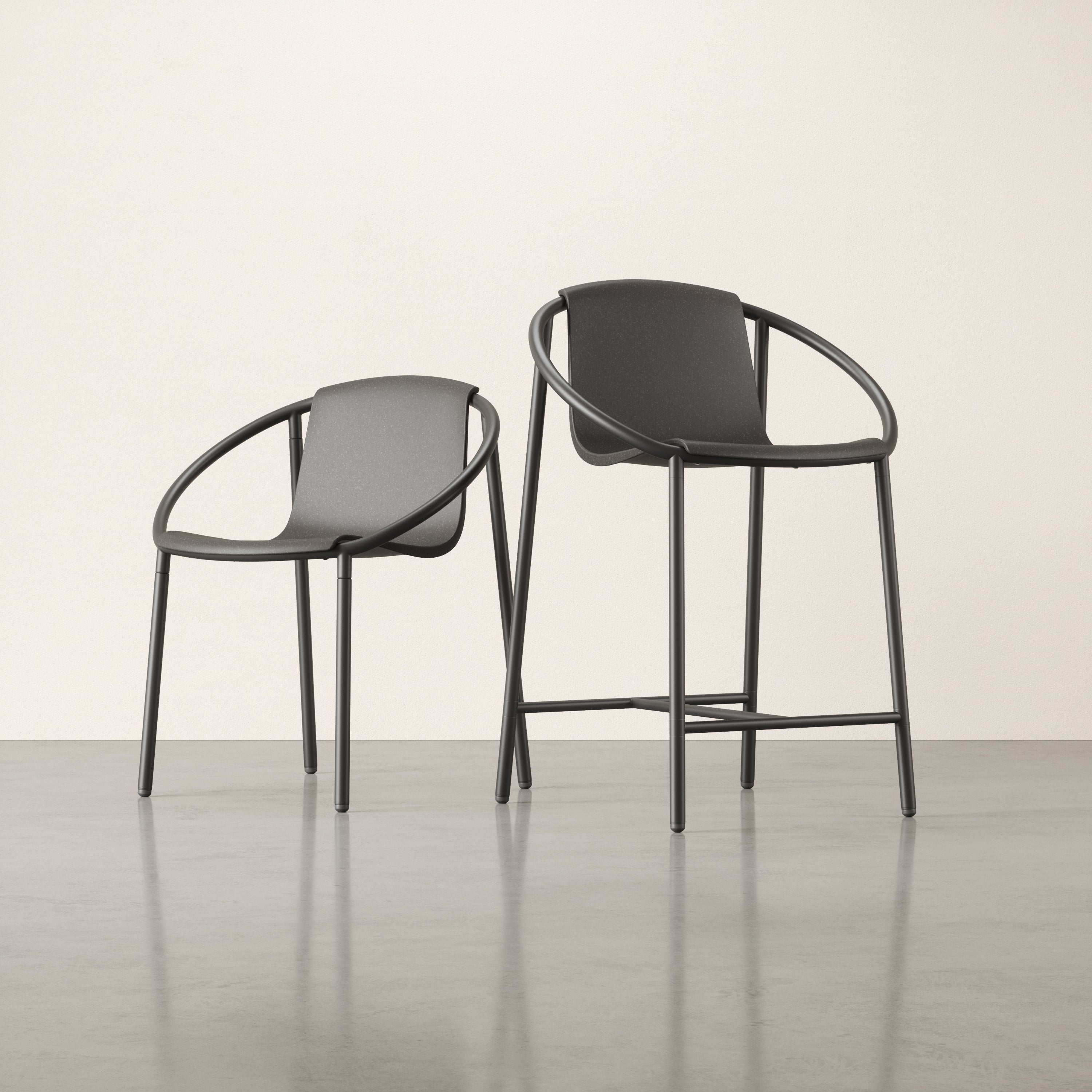 Ringo Counter Stool Black