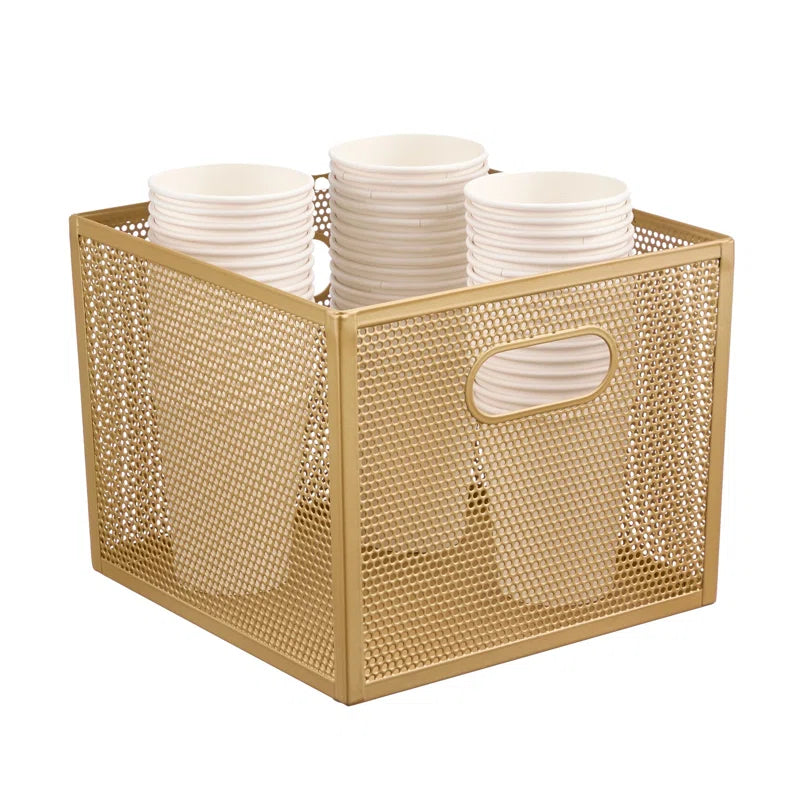 10 x 10 x 8 Bin Brass Steel