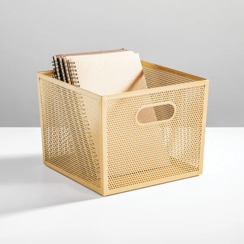 10 x 10 x 8 Bin Brass Steel