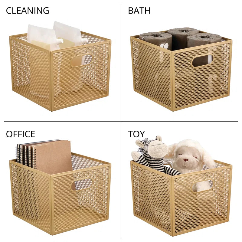 10 x 10 x 8 Bin Brass Steel