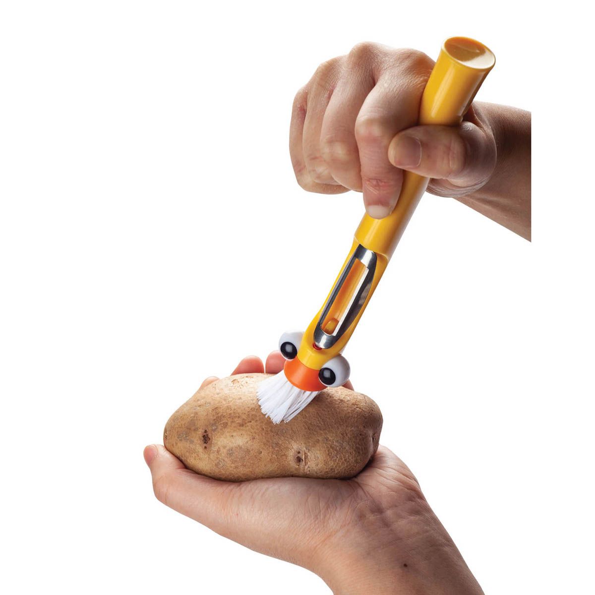 Peekaboo Peeler and Brush