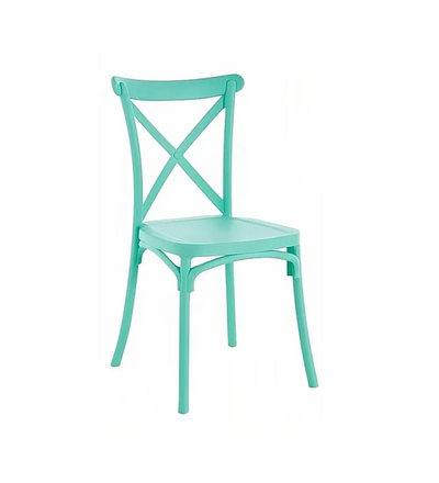 Outdoor Events Restaurant Nordic Buy Furniture Silla Stackable PP Turquoise