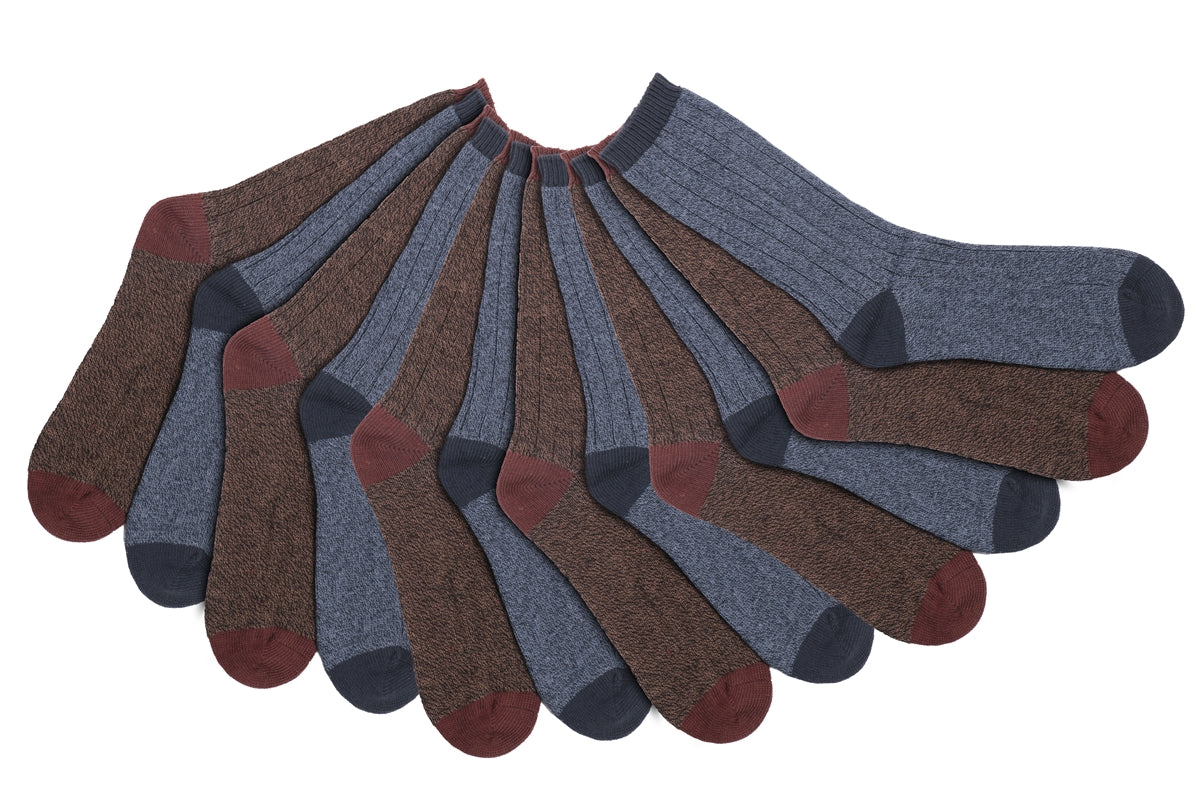 Men's Ribbed Dress Socks 2-Pairs