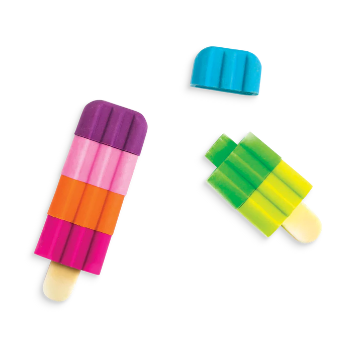 Icy Pops Scented Puzzle Erasers