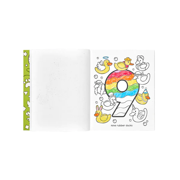 123: Shapes + Numbers Toddler Coloring Book