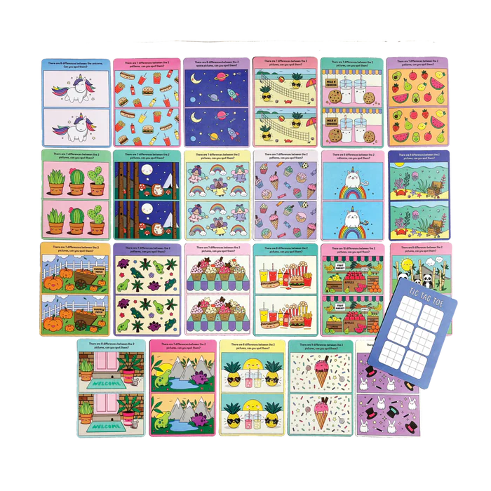 Spot the Difference Activity Cards
