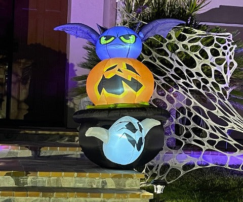 5FT Tall Bat, Pumpkin, Ghost