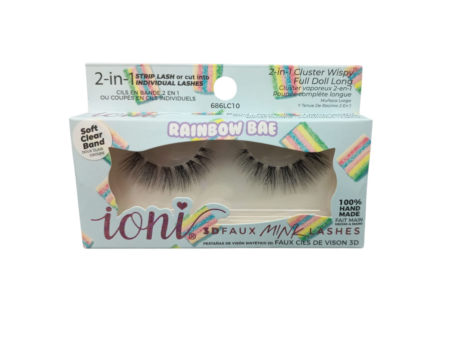 2-in-1 Strip Lash - Rainbow Bae