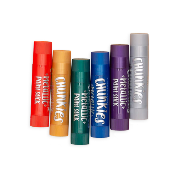 Chunkies Paint Sticks - Metallic - Set of 6