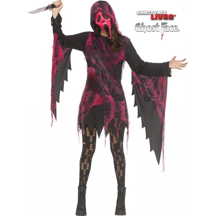 Pink Tatter Ghost Face® - Adult