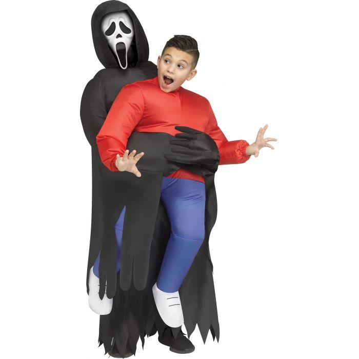 Ghost Face Piggyback Inflatable