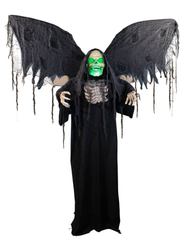 5.57 FT Standing Animated Wings Reaper