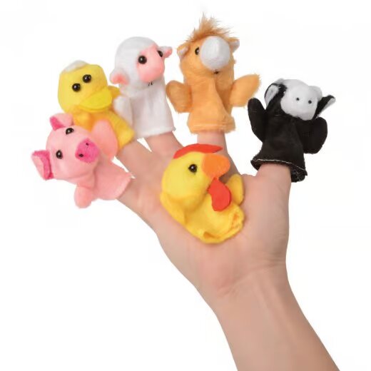 Farm animal finger puppets