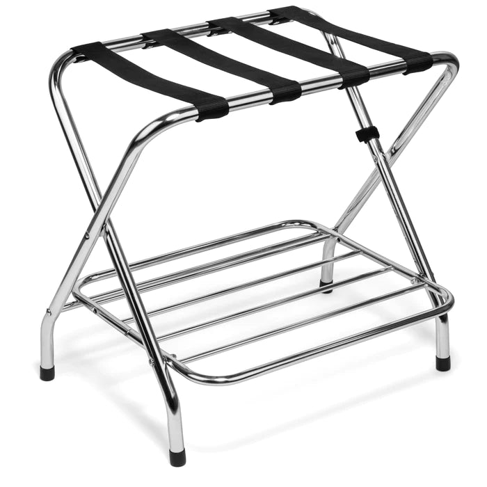 Chrome 2 Shelf Luggage Rack