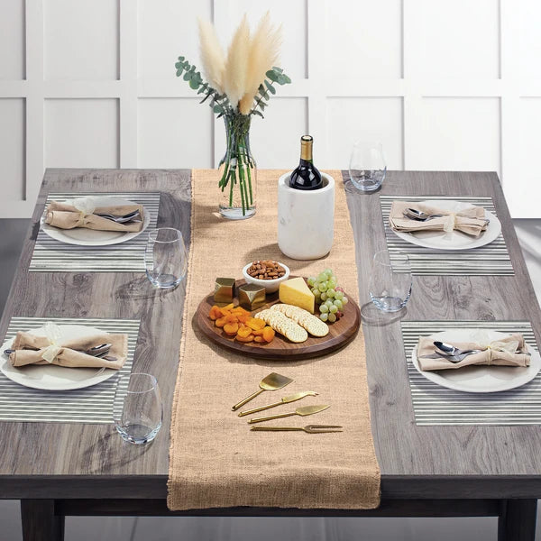 Azul/Gris – Salvamanteles de cuero PVC