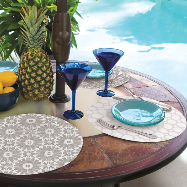 A Country Weekend Round Reversible Placemat
