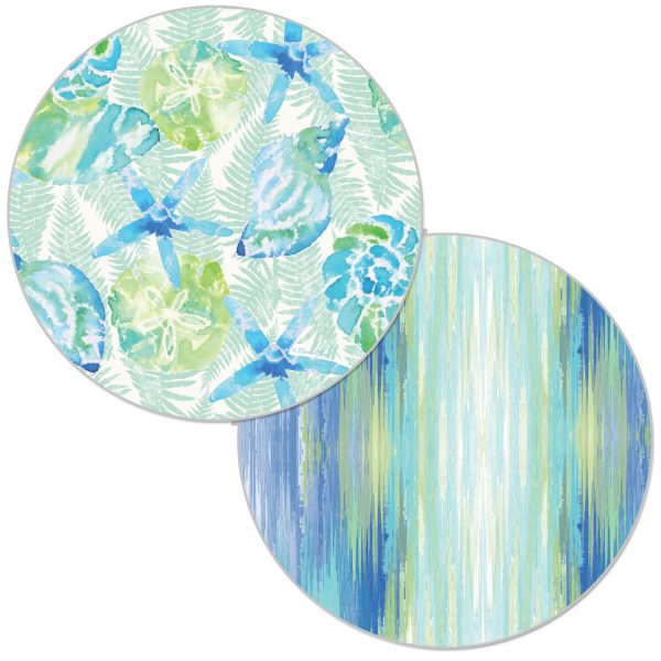 Isla Mona Round Reversible Placemat