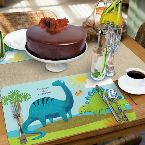 Kids Dino World Reversible Placemat
