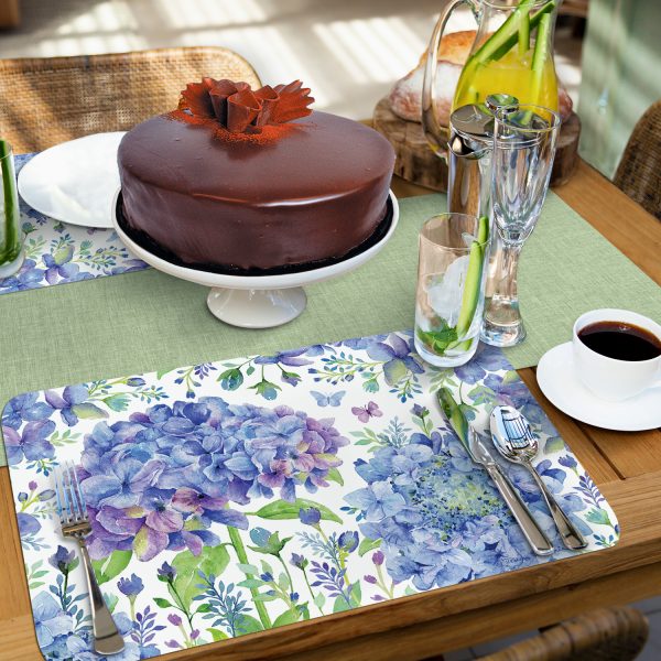 Beautiful Hydrangea – Easycare Reversible Placemat