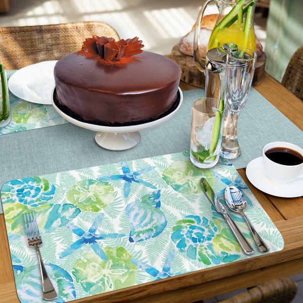 Isla Mona Coastal – Easycare Rectangle Reversible Placemat