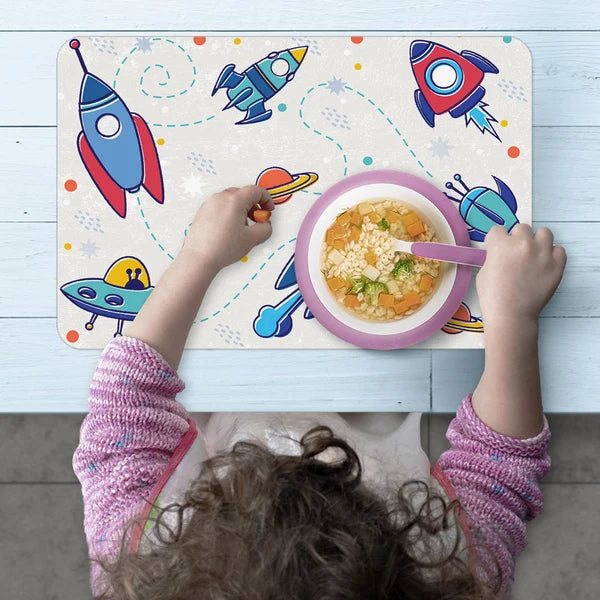 Kids Space Flight4 – Easy-care Reversible Placemat
