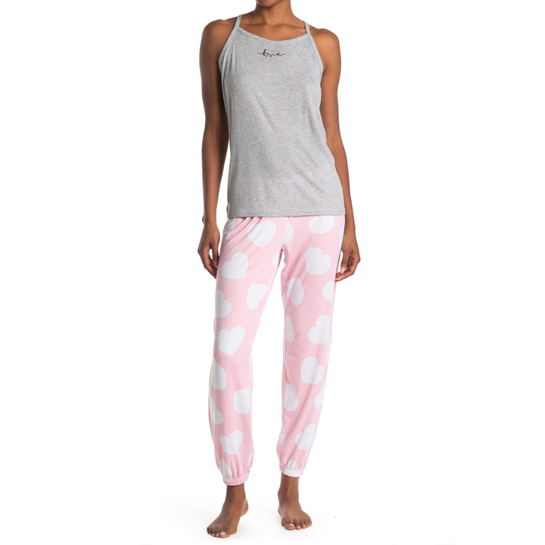 Printed Sleepover 2-Piece Pajama Set