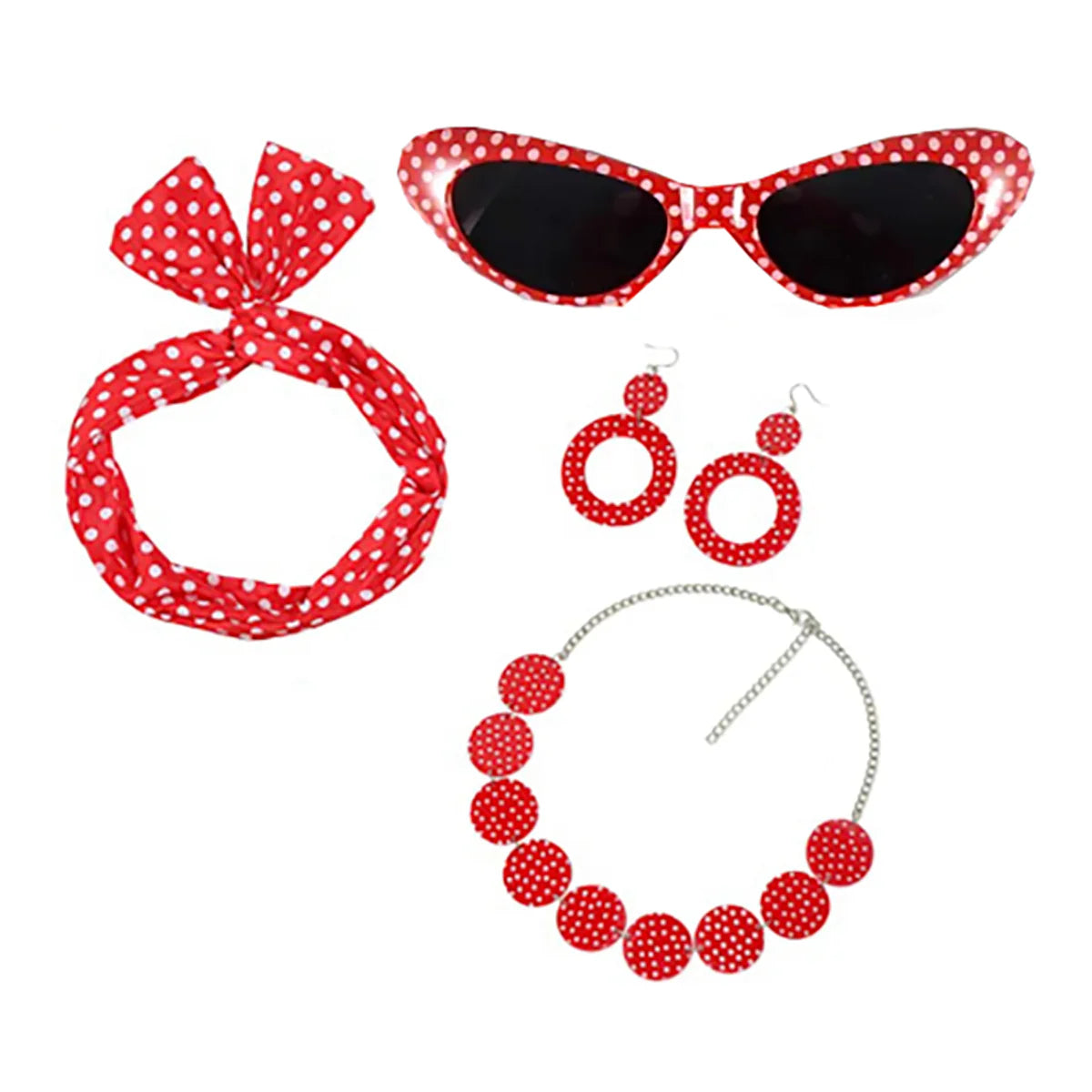 50'S Accessory Kit - Red/White