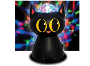 Halloween Table Show - Cat & Skull