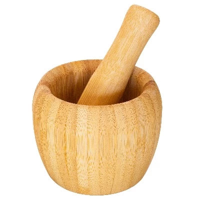 4" Bamboo Mortar & Pestle