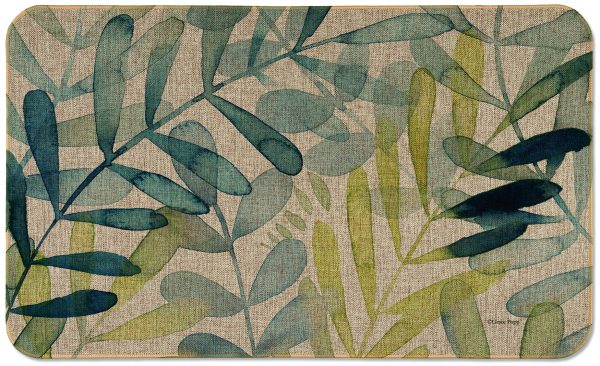 Gossamer Palm – Linen Floor Mat