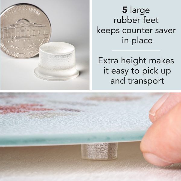 Coral Life Round Glass Counter Saver