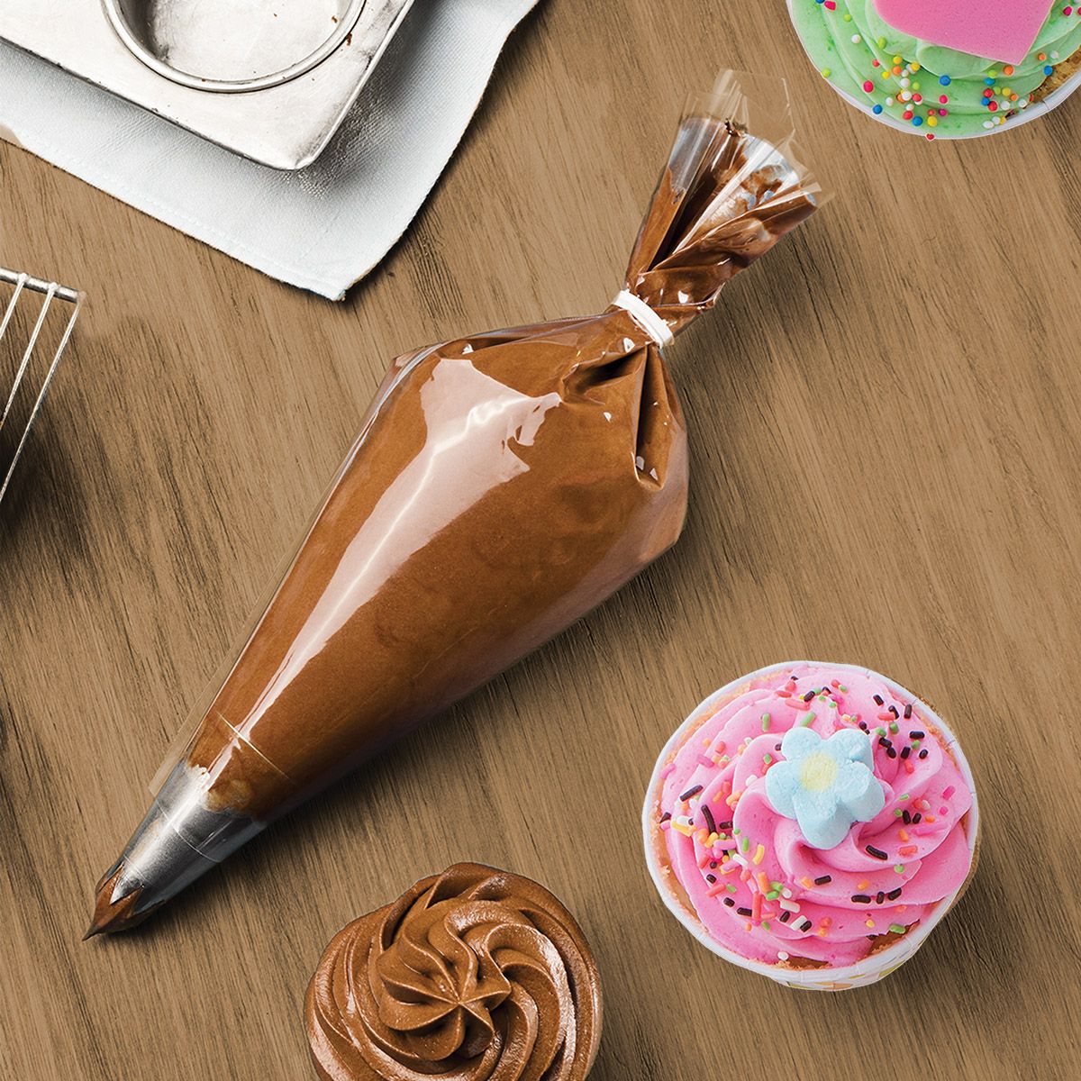 Disposable Pastry Icing Bags, Set of 12