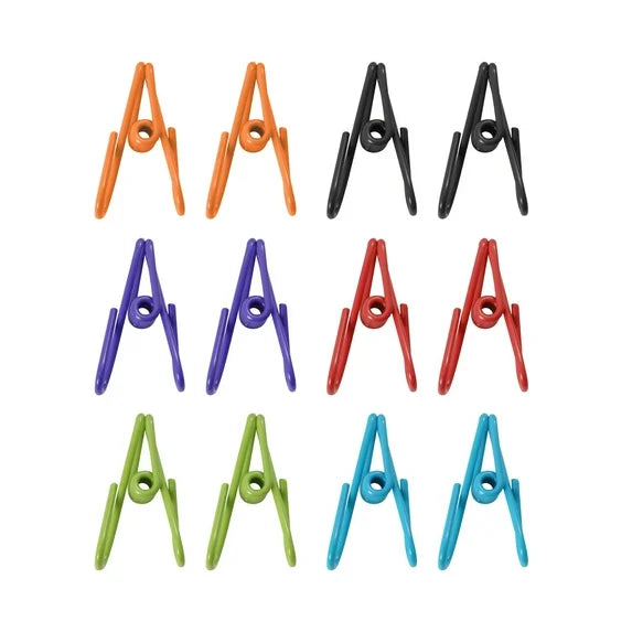 12pk Multi Clips