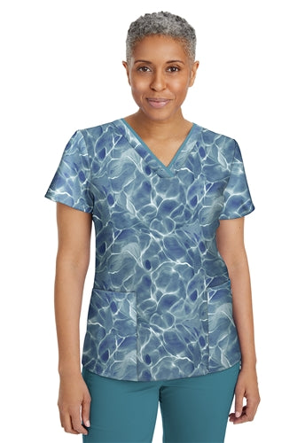 AMANDA TOP GLACIER BLUE