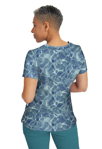AMANDA TOP GLACIER BLUE