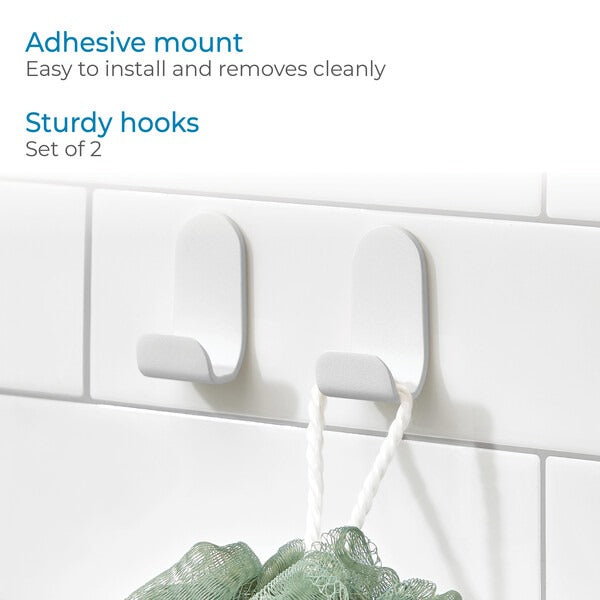 Self-Adhesive Hooks (Set of 2)