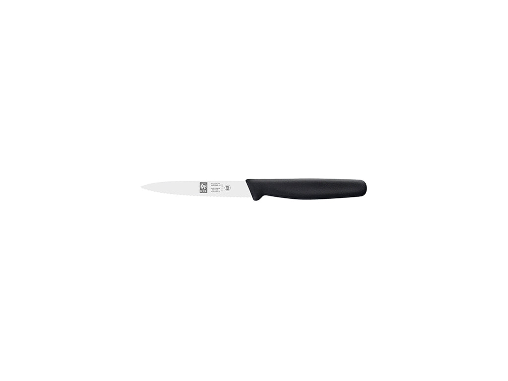 3.25" Serrated Black Paring Knives