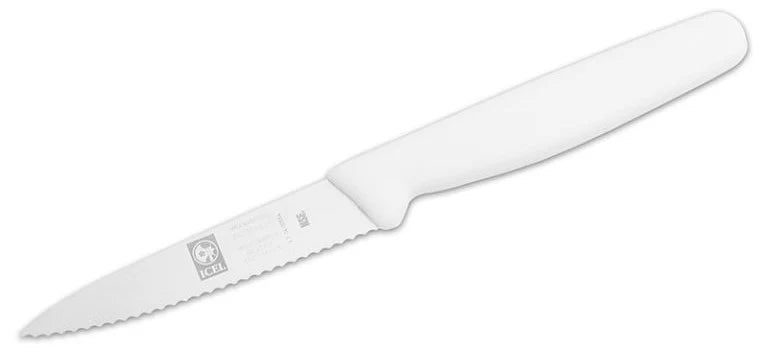3.25" Serrated White Paring Knives