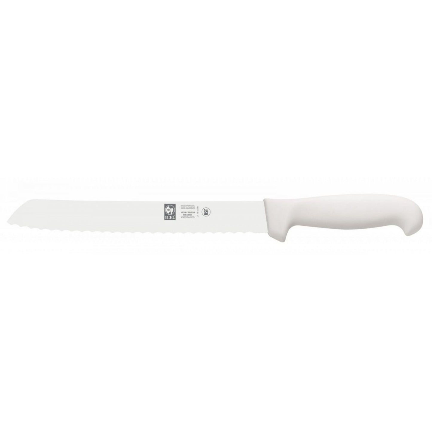 8inch Bread Knife Serrated White