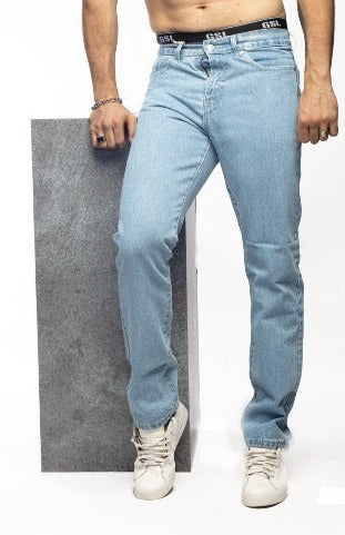 Jeans Basico Relax Fit P/hombre