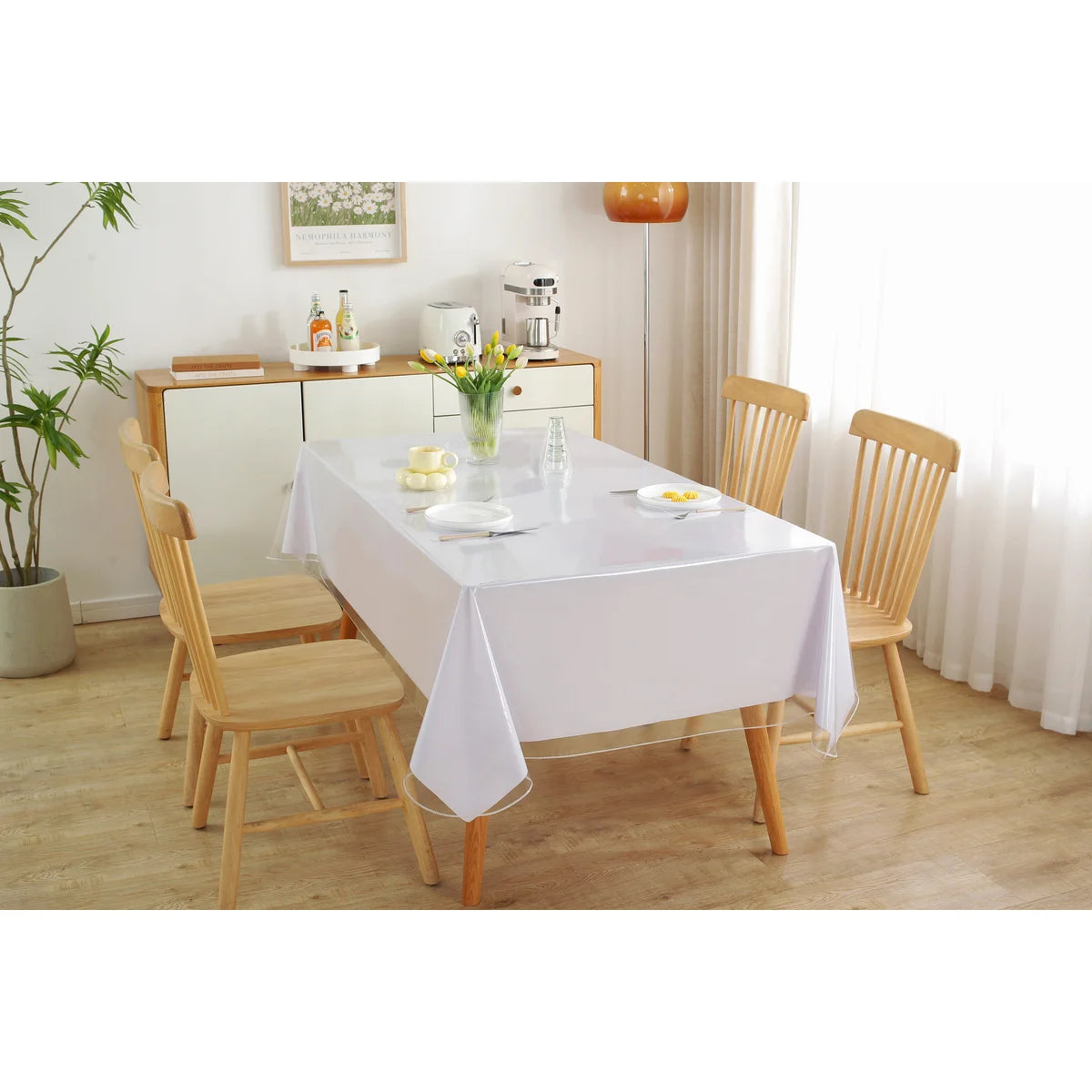 54"x72" Oblong - 4G Clear PVC Table Protector
