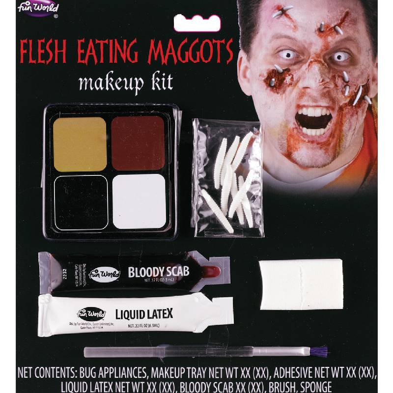 Flesh Eating Maggot Makeup Kit
