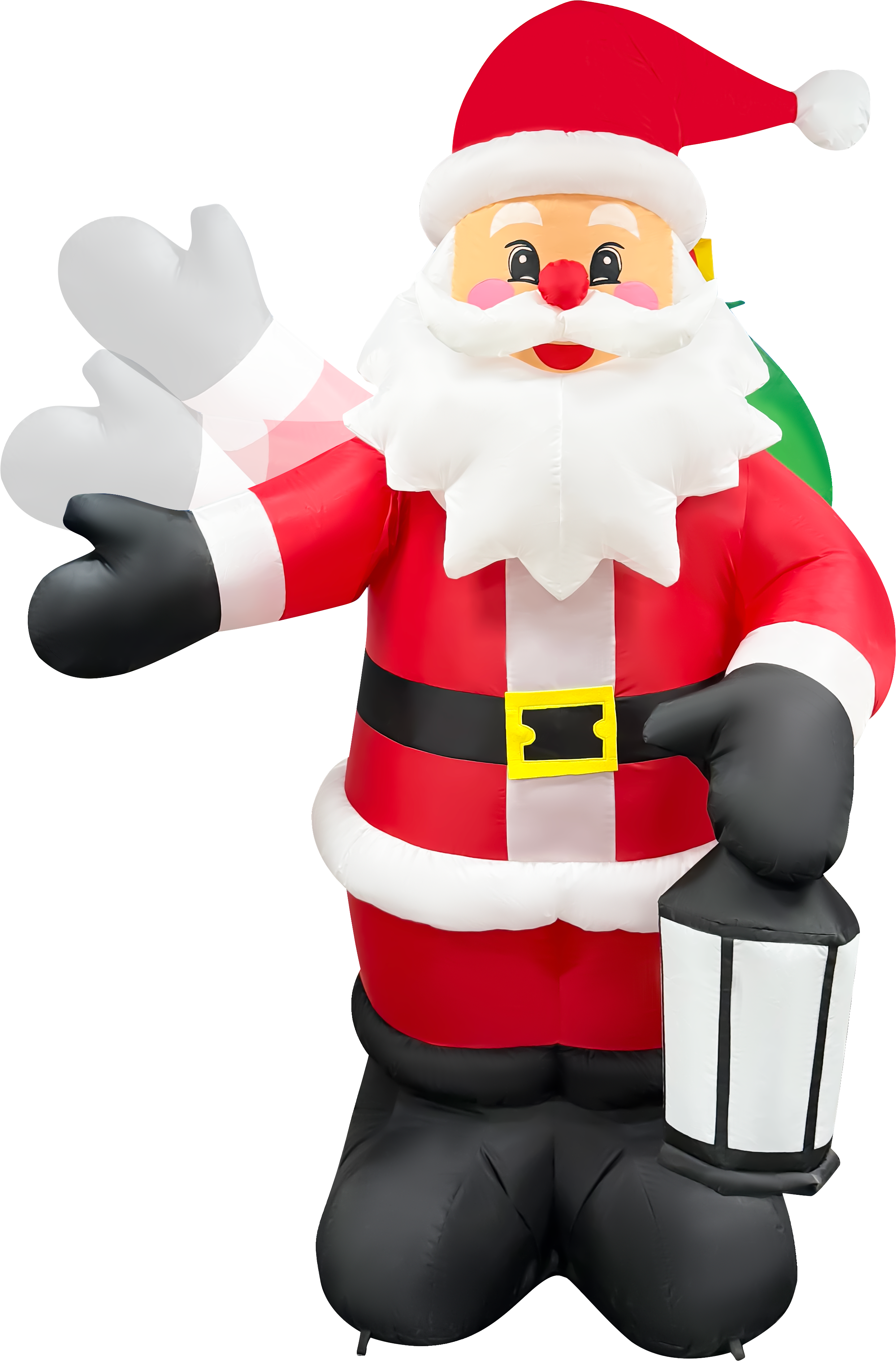 8.4FT Tall Inflatable Santa Claus with Christmas lantern